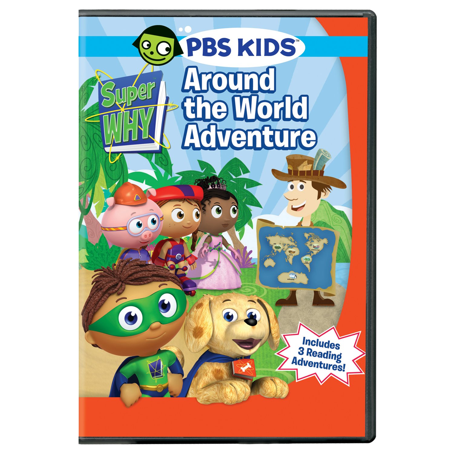 Super Why! DVD Collection 6枚セット　お家英語 Amazon.com: Super Why!: Around The World Adventure